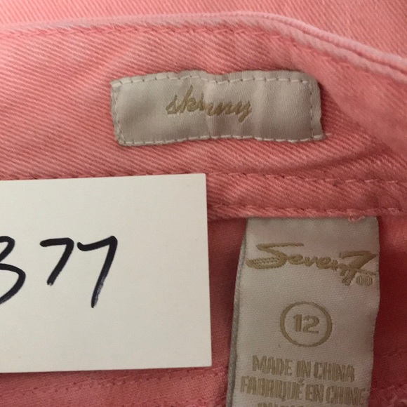 7 Jeans size 12 skinny - Picture 6 of 8